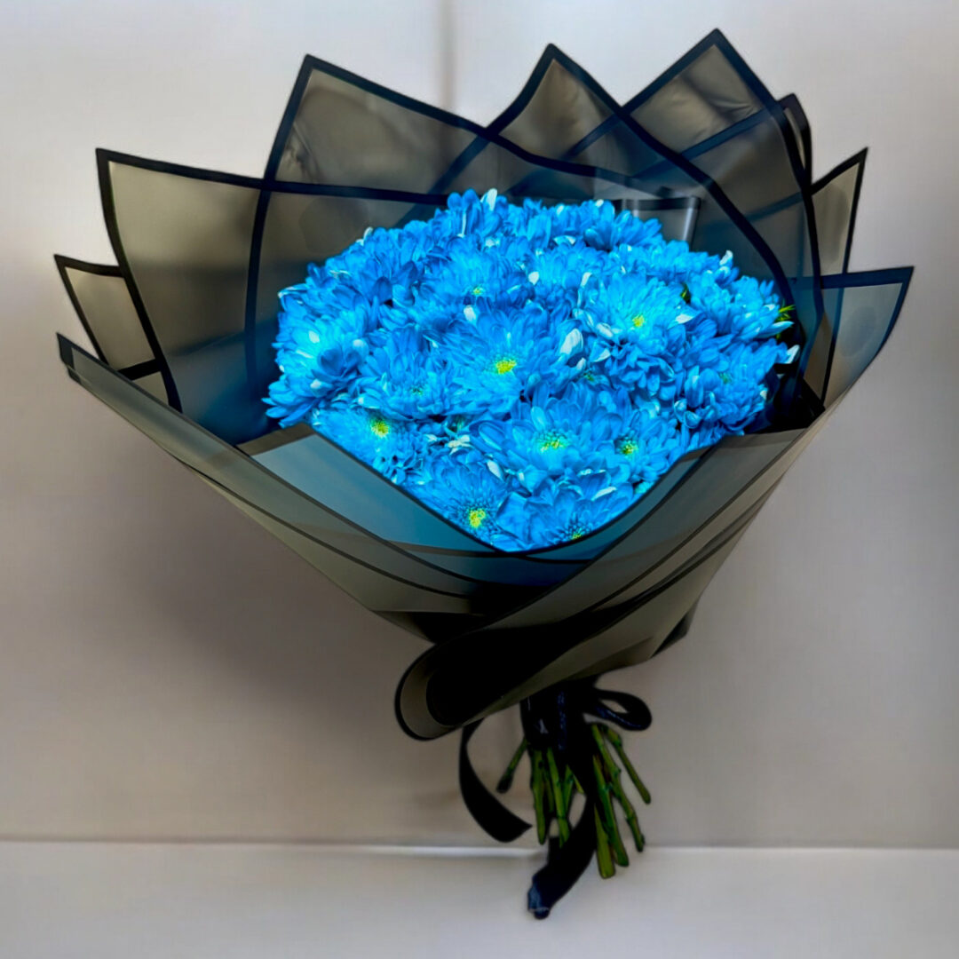 Azure Dream Chrysanthemum Bouquet
