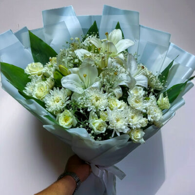 Pure Serenity White Bouquet