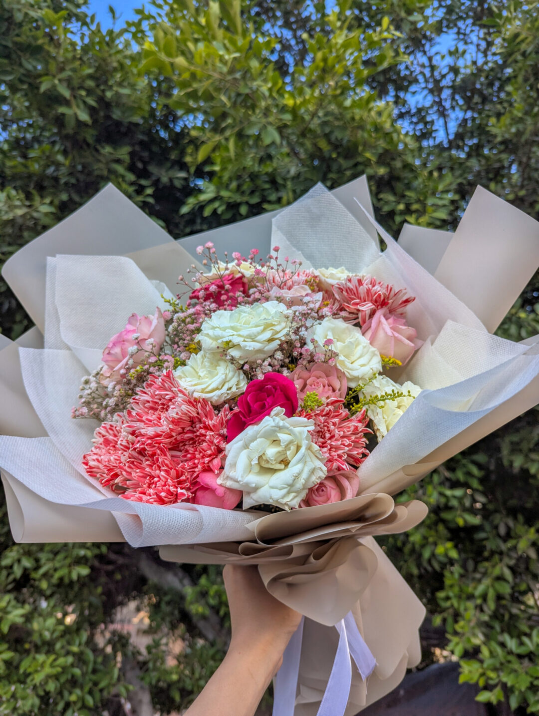 Blushing Garden Romance Bouquet