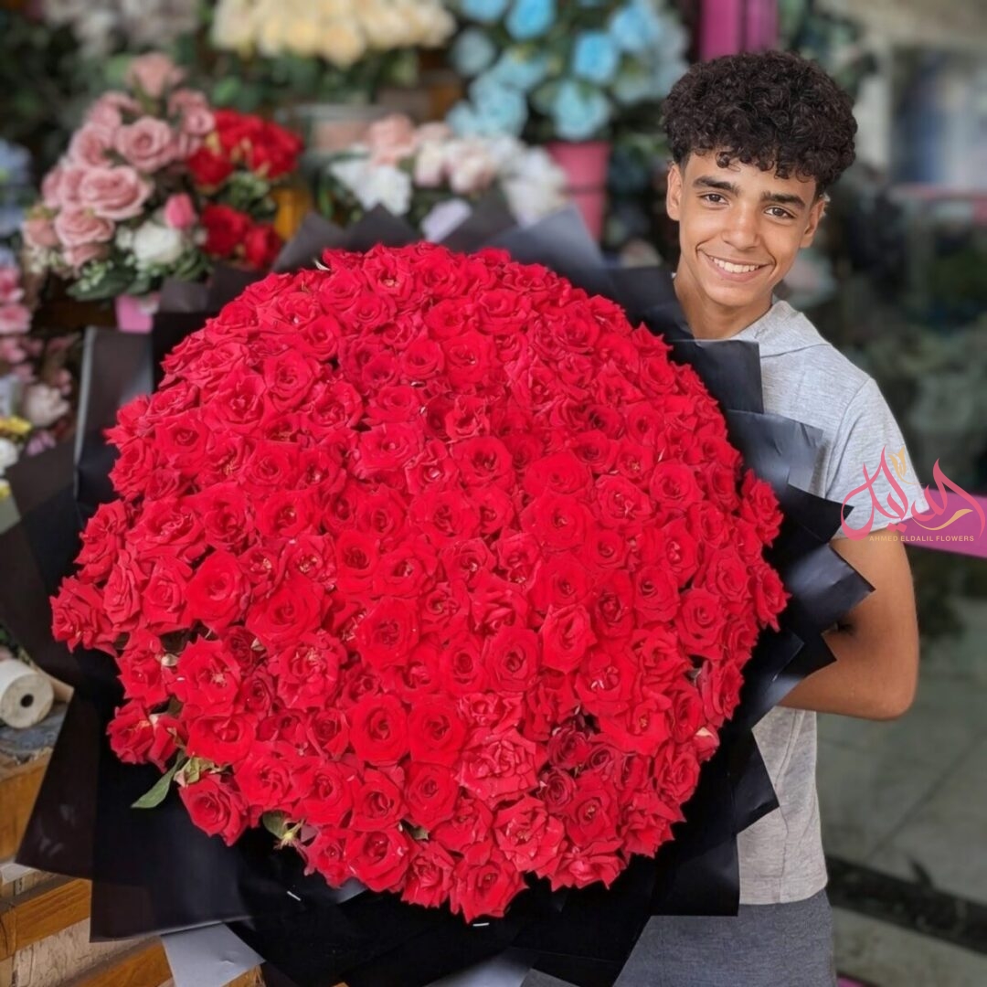 200 red roses