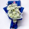 Serene White Chrysanthemum Bouquet