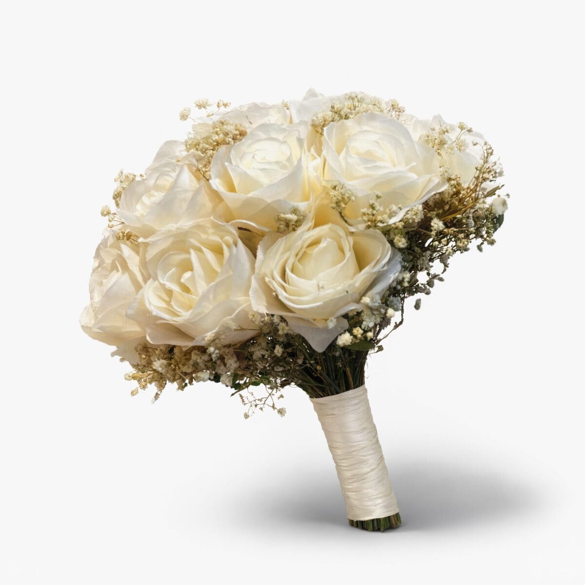 classy off white bridal bouquet