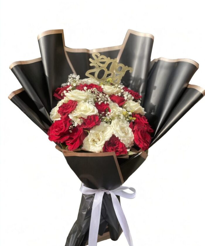 Senior Glory Red & White Bouquet