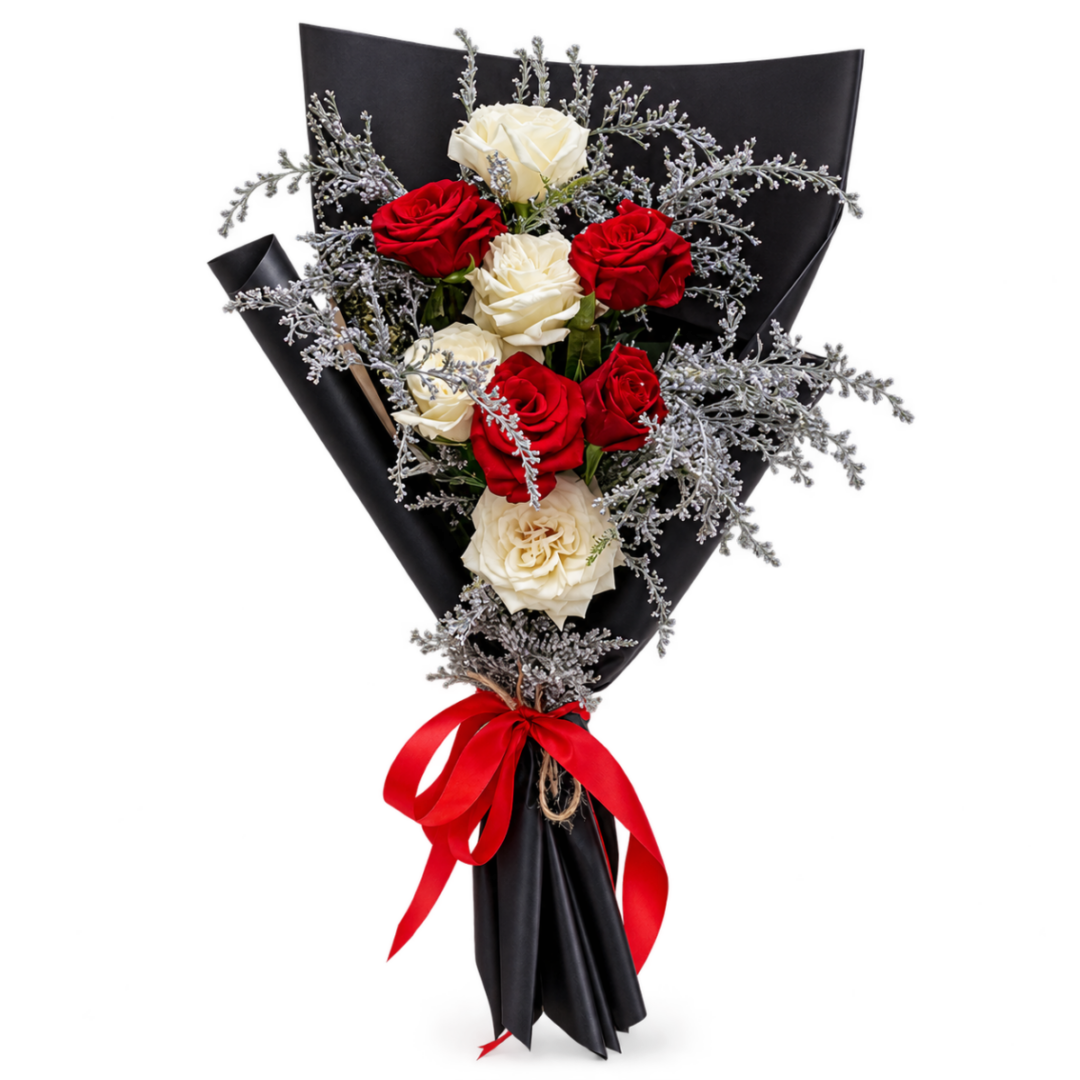 Elegant Red & White Romance