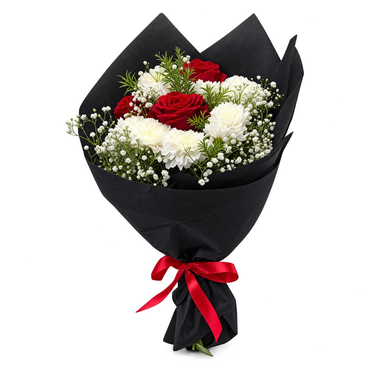 Elegant Contrast Bouquet