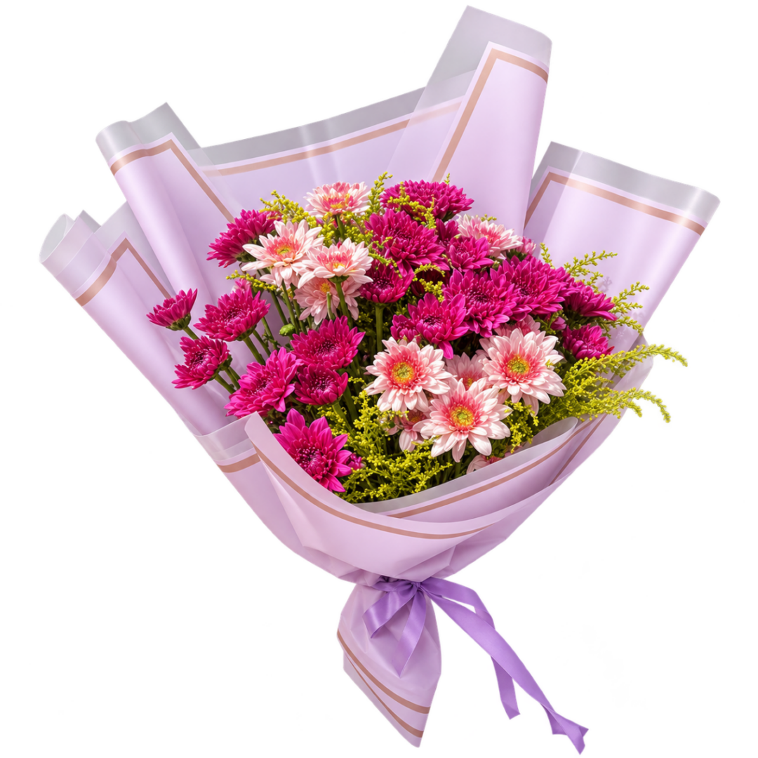Sweet Magenta Garden Blooms