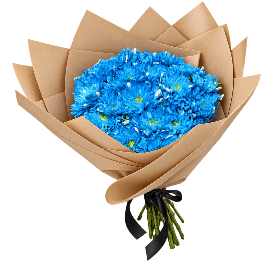 Azure Dream Chrysanthemum Bouquet