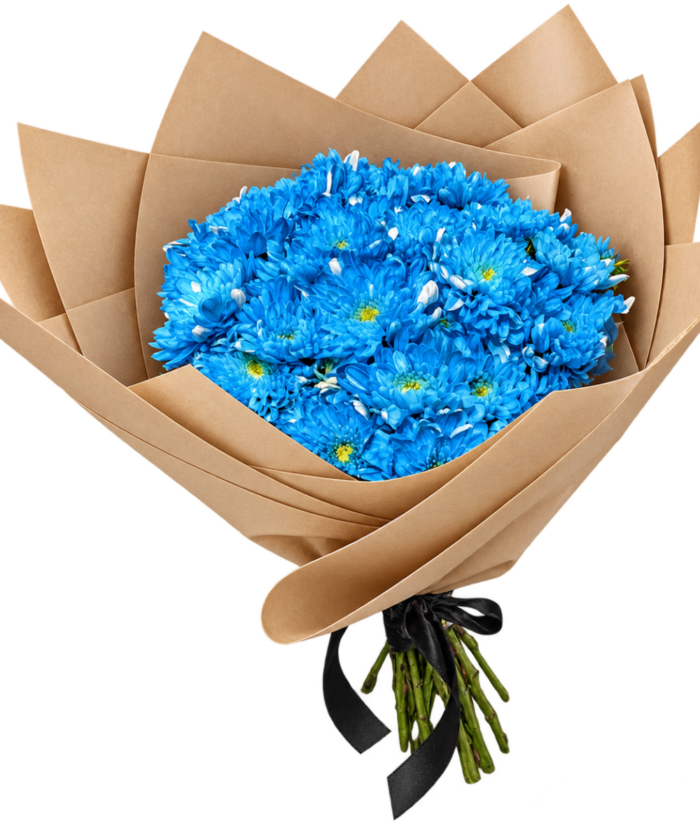 Azure Dream Chrysanthemum Bouquet