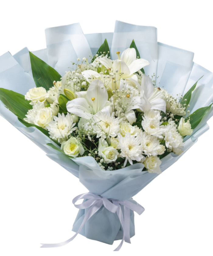 Pure Serenity White Bouquet