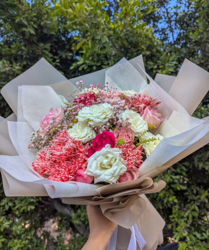 Alternative view of Blushing Garden Romance Bouquet