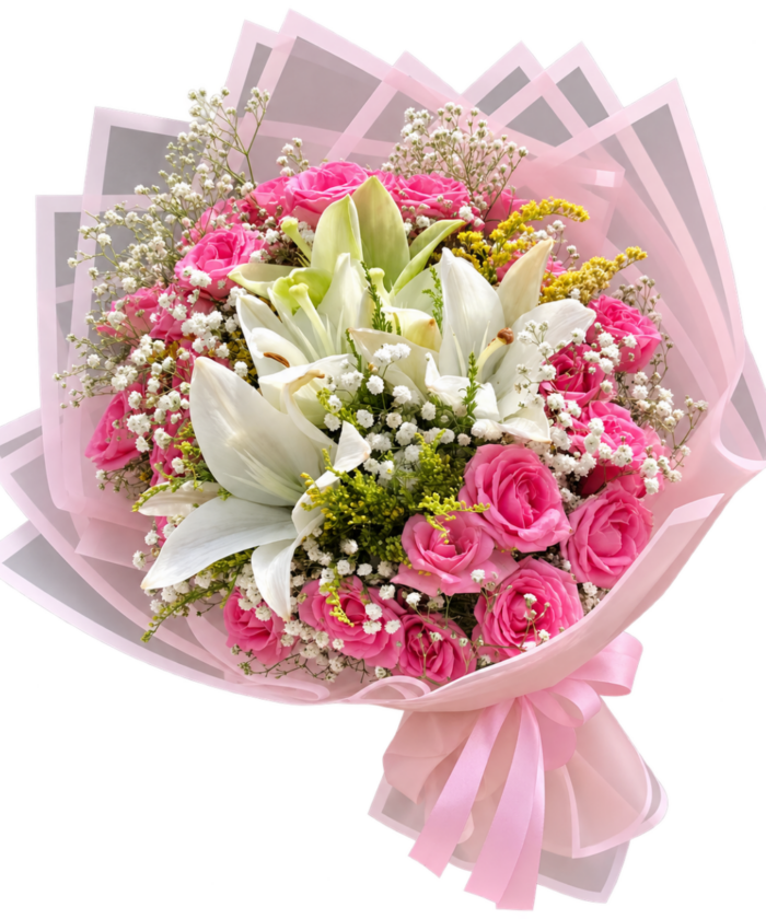 Elegant Lily Rose Celebration
