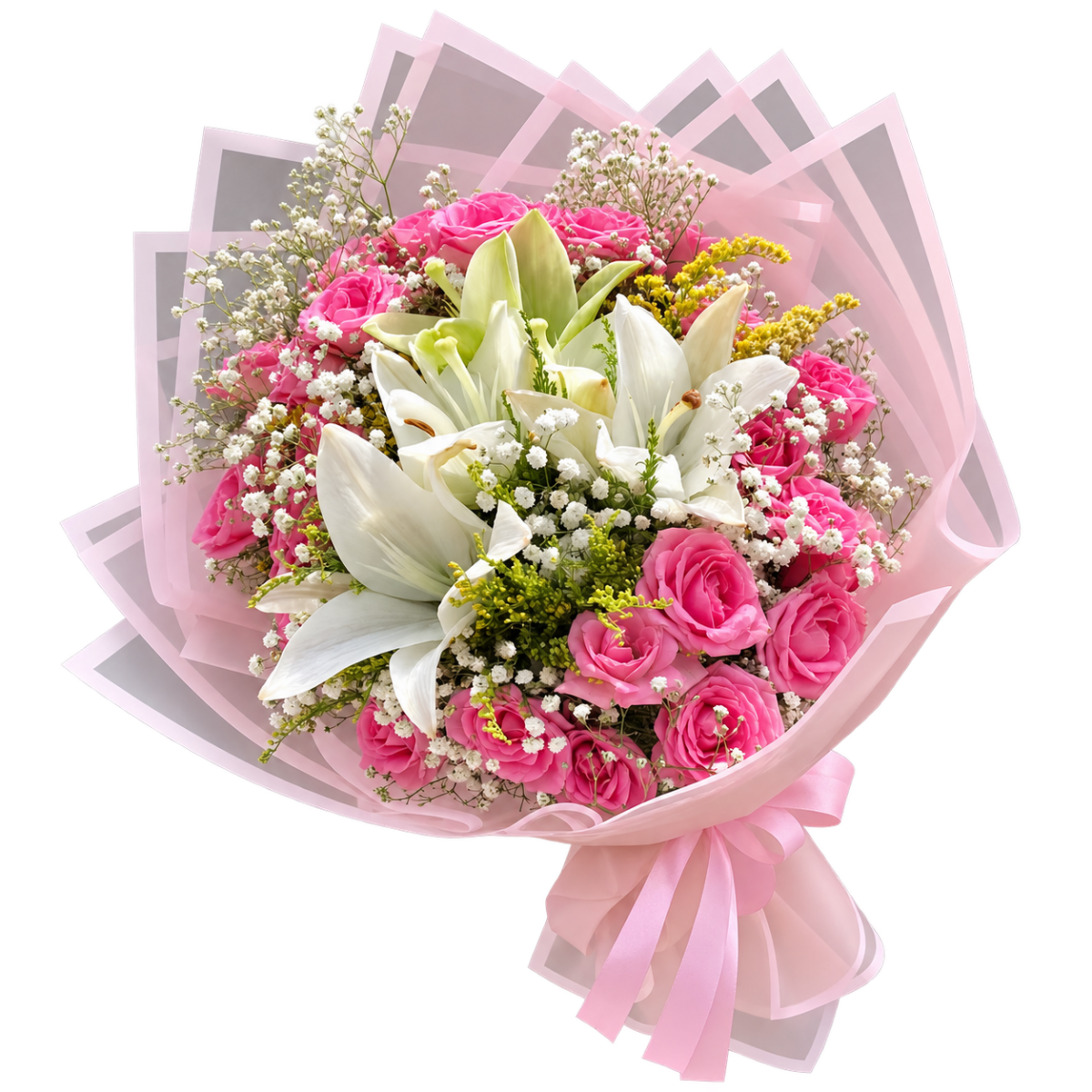 Elegant Lily Rose Celebration