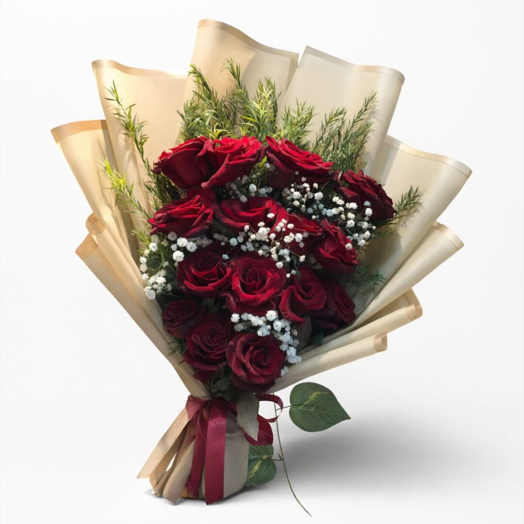 Passionate Red Roses Elegance
