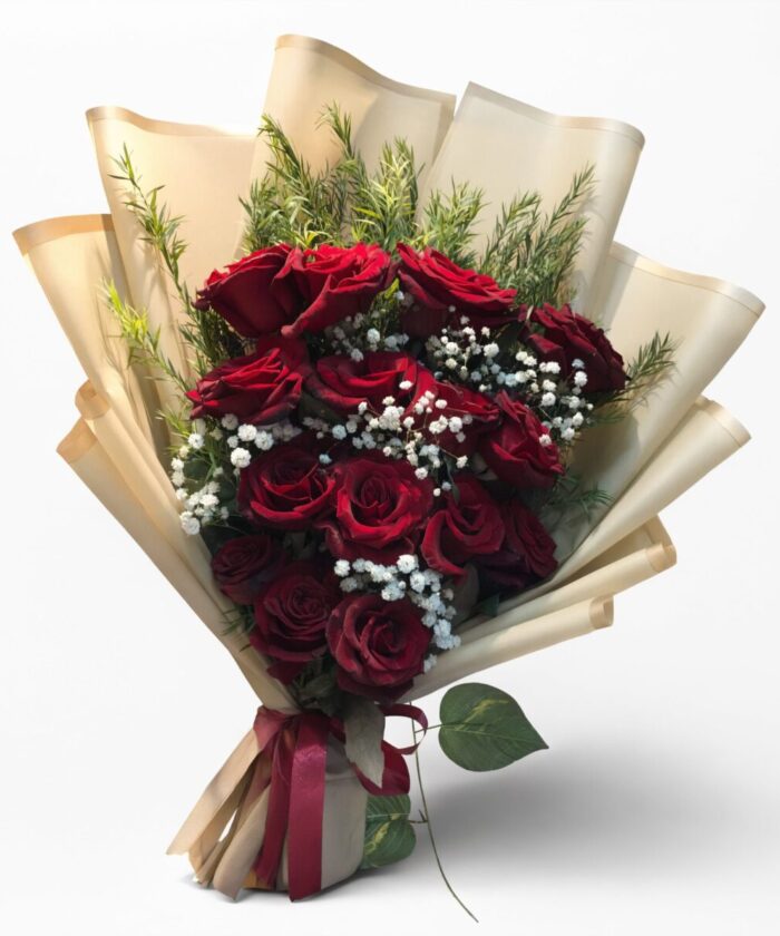 Passionate Red Roses Elegance
